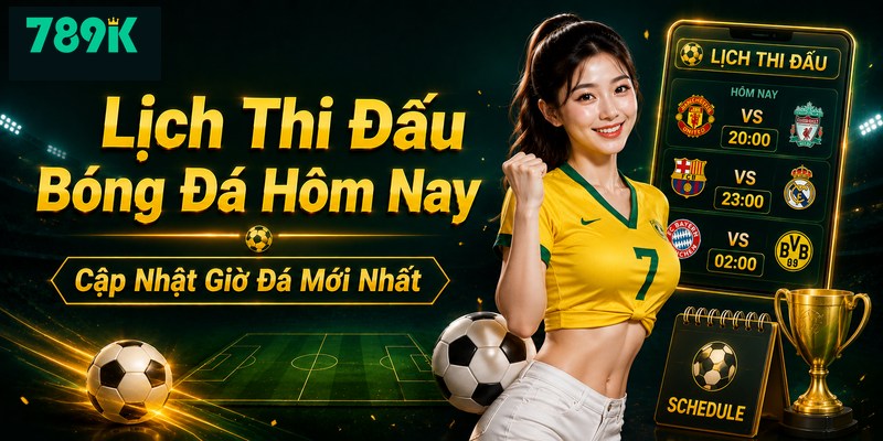 Lịch Thi Đấu Bóng Đá Hôm Nay – Cập Nhật Giờ Đá Mới Nhất