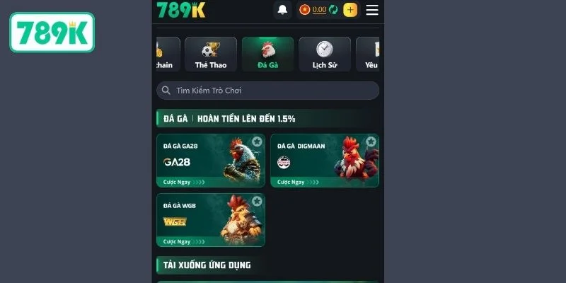 Lý do bạn nên chọn tham gia đá gà 789K