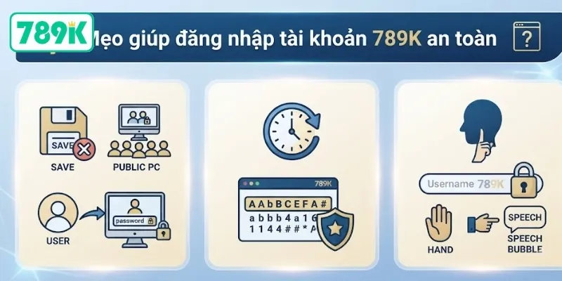 Mẹo bảo vệ tài khoản khi đăng nhập 789K