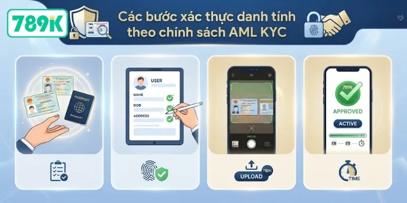 Quy trình xác minh danh tính theo chính sách AML KYC