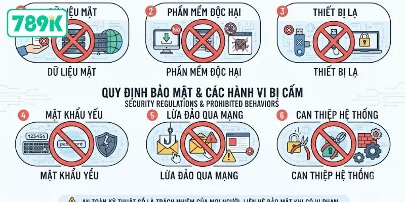 Tham gia tại 789K người chơi không được vi phạm những điều cấm