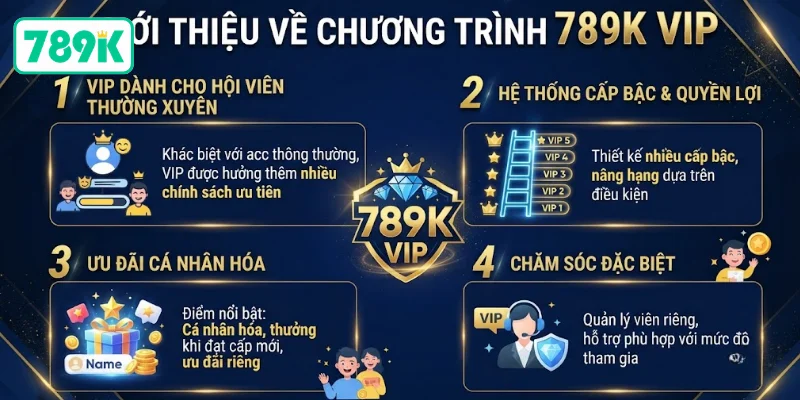 789K VIP - Đặc Quyền Riêng Dành Cho Hội Viên Thân Thiết 1 Vài nét về chương trình 789K VIP